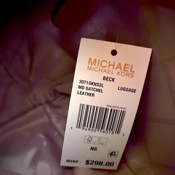 MICHAEL KORS BRAND NEW 100% AUTHENTIC LEATHER SATCHEL BAG - Picture 3 of 13